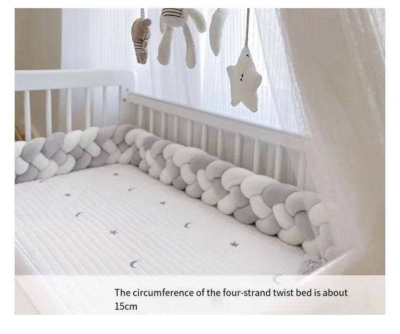 Four-strand Baby Crib Bumper