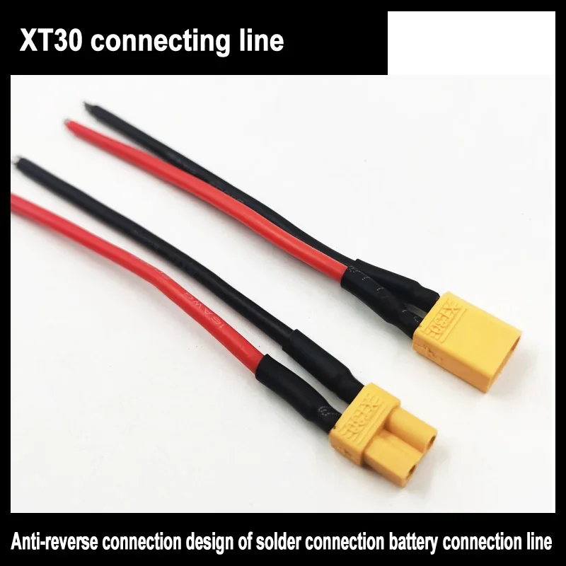 

1pcs Xt30 Female Male Connector With 10cm 16awg Silicone Wire For Rc Lipo Battery Rc Drone Car Boat