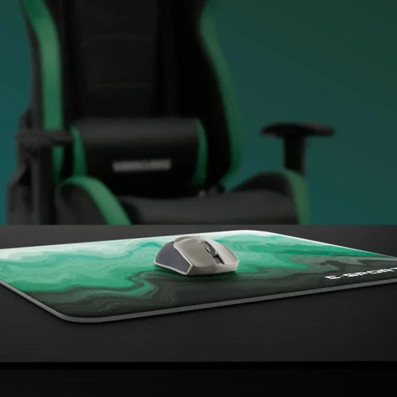 Echome Upgrade Glass Gaming Mouse Pad Fps Game Desk Mat Acessórios para Computador de Escritório Mousepad Suave Presente - Imagem 2