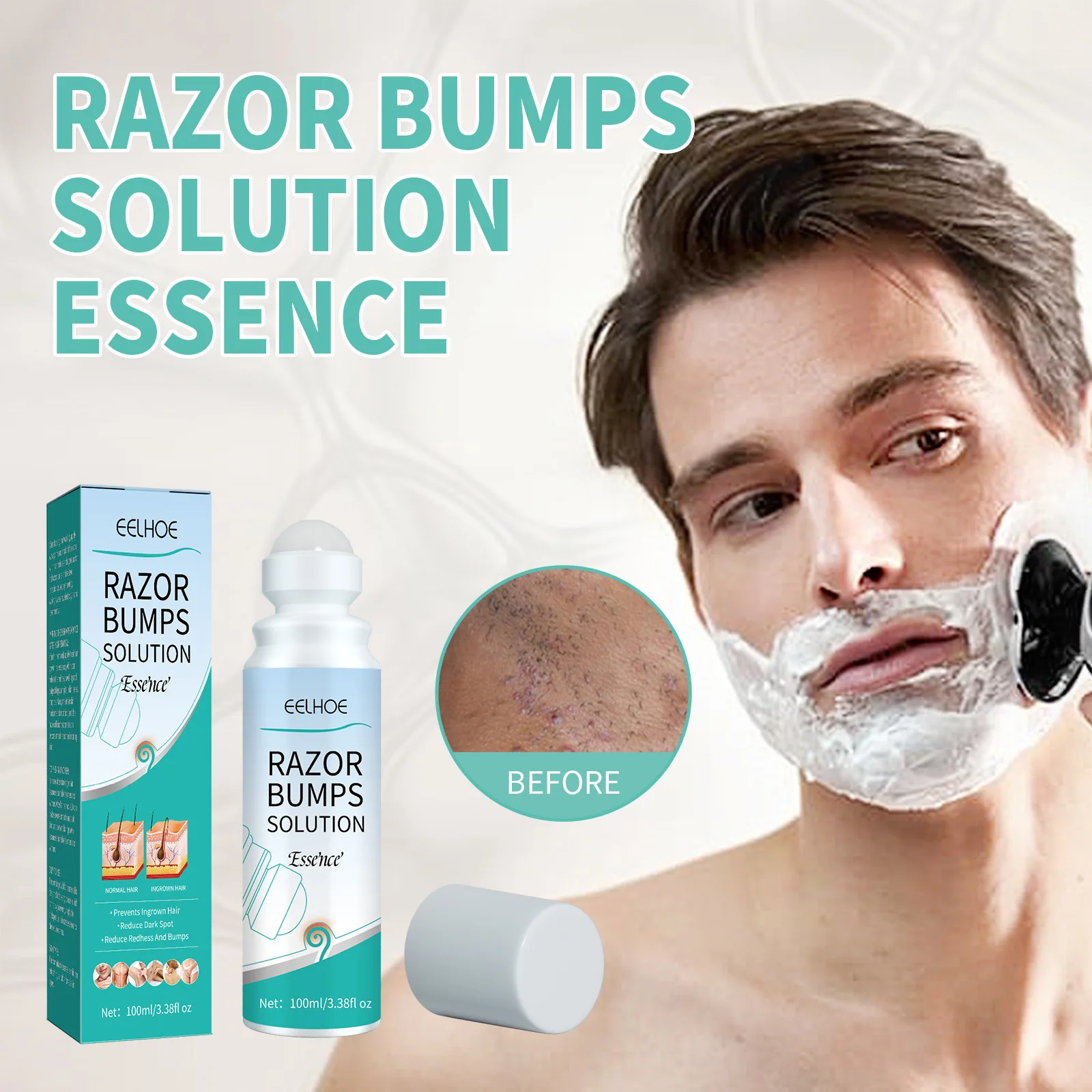 Shaving Cream Shaving Bumps Repair Ball Essence Repair Skin Bumps