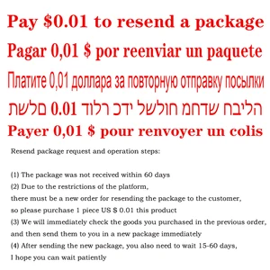 Please Do Not Pay，Pay 0.01 USD For Resend Parcel