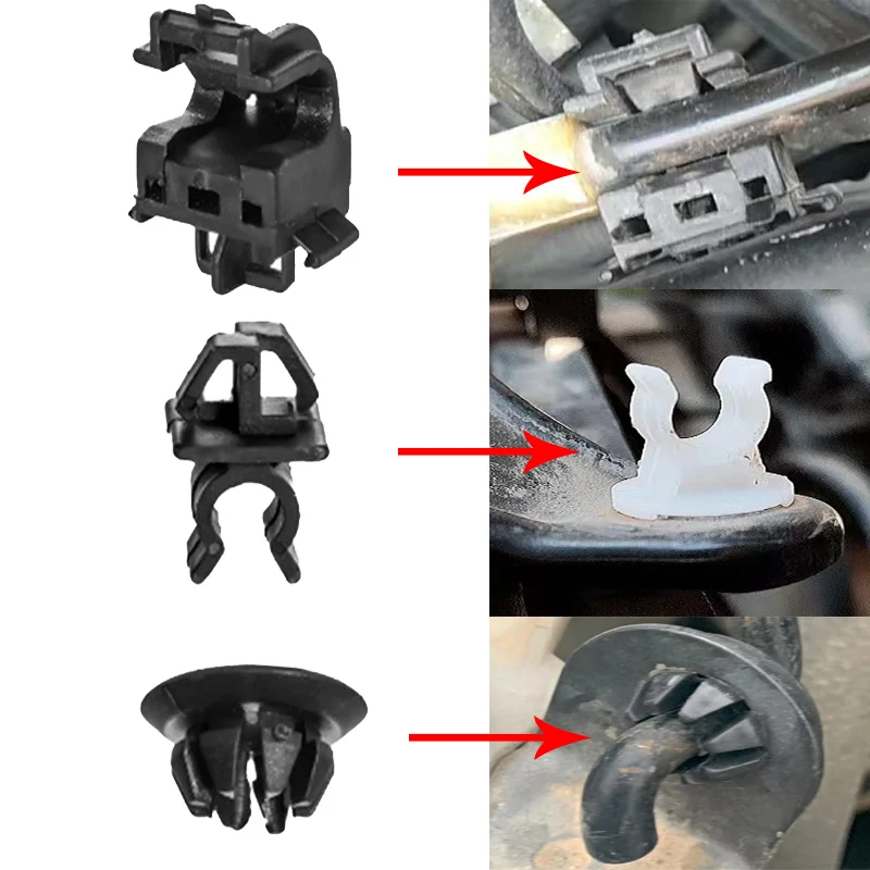 

3PCS Hood Rod Holder Opener Stay Grommet Clip For Honda Accord Insight Odyssey Pilot S2000 Fit ,Acura RDX TSX 90601-S84-A01