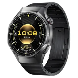 22mm Titanium Quick Release Comfortable Watch Strap Bracelet - 22mm (Black)