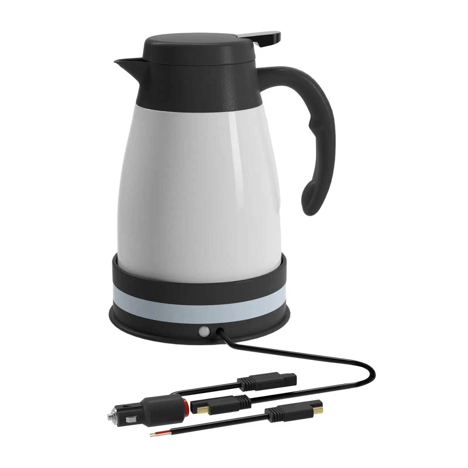 Electric Kettle Car Electric Kettle DC 24V Auto Shut Off Automotive Accessories with Cigarette Lighter Heating For Outdoor Camping