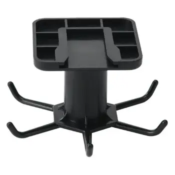 캐비닛 아래 회전하는 음식 클립 행잉 랙, 주방 용품 행어, 숟가락 보관용 자체 접착 후크, 국자 걸기