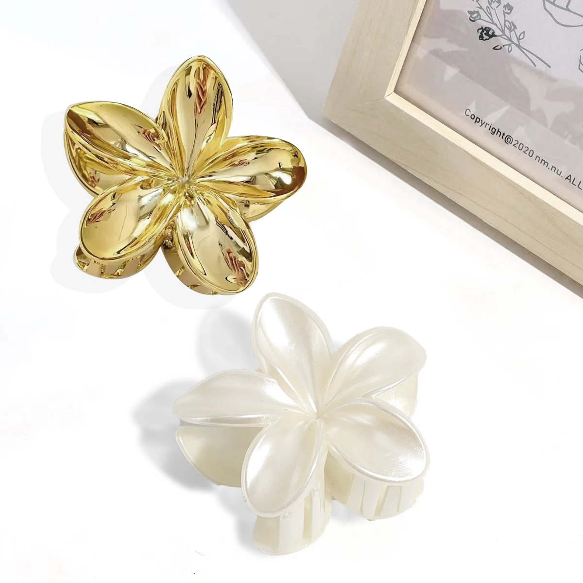 gold white-2pcs