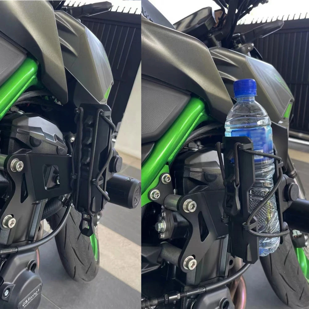 

Motorcycle Cup Holder 22mm-25mm Protective Bumper Water Bottle Holder 360° Rotation Expandable Design For Bike Motorbike ATV