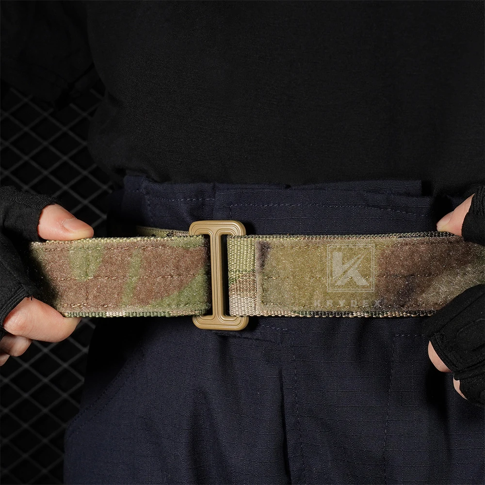 KRYDEX Taktische 1,5 "EDC Duty Gürtel Verdeckte Trage Basis Gürtel Haken & Schleife Innen Gürtel Männer Taille Gürtel Outdoor Jagd zubehör – Detail 13