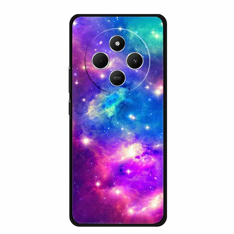 Sleek Black Silicone Shockproof Phone Case - Soft Protective Back Cover