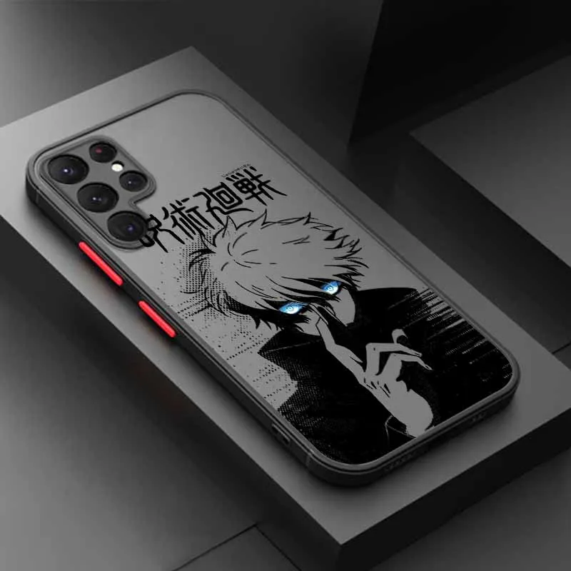 Jujutsu Kaisen Fantasy Anime Frosted Translucent Phone Case