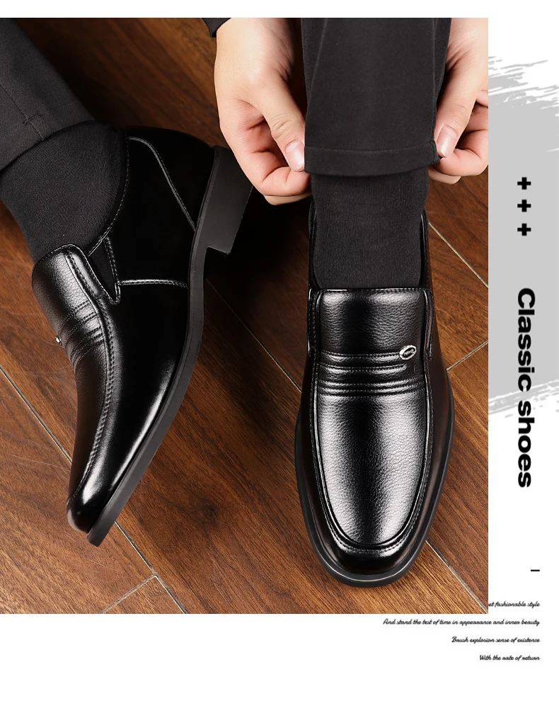 Atmungsaktive, ausgehöhlte Herren-Lederschuhe mit Aufzugskleidung, Frühling und Sommer, 6 cm Höhe erhöhen, Business-Slip-On, formelle Büroschuhe – Detail 27