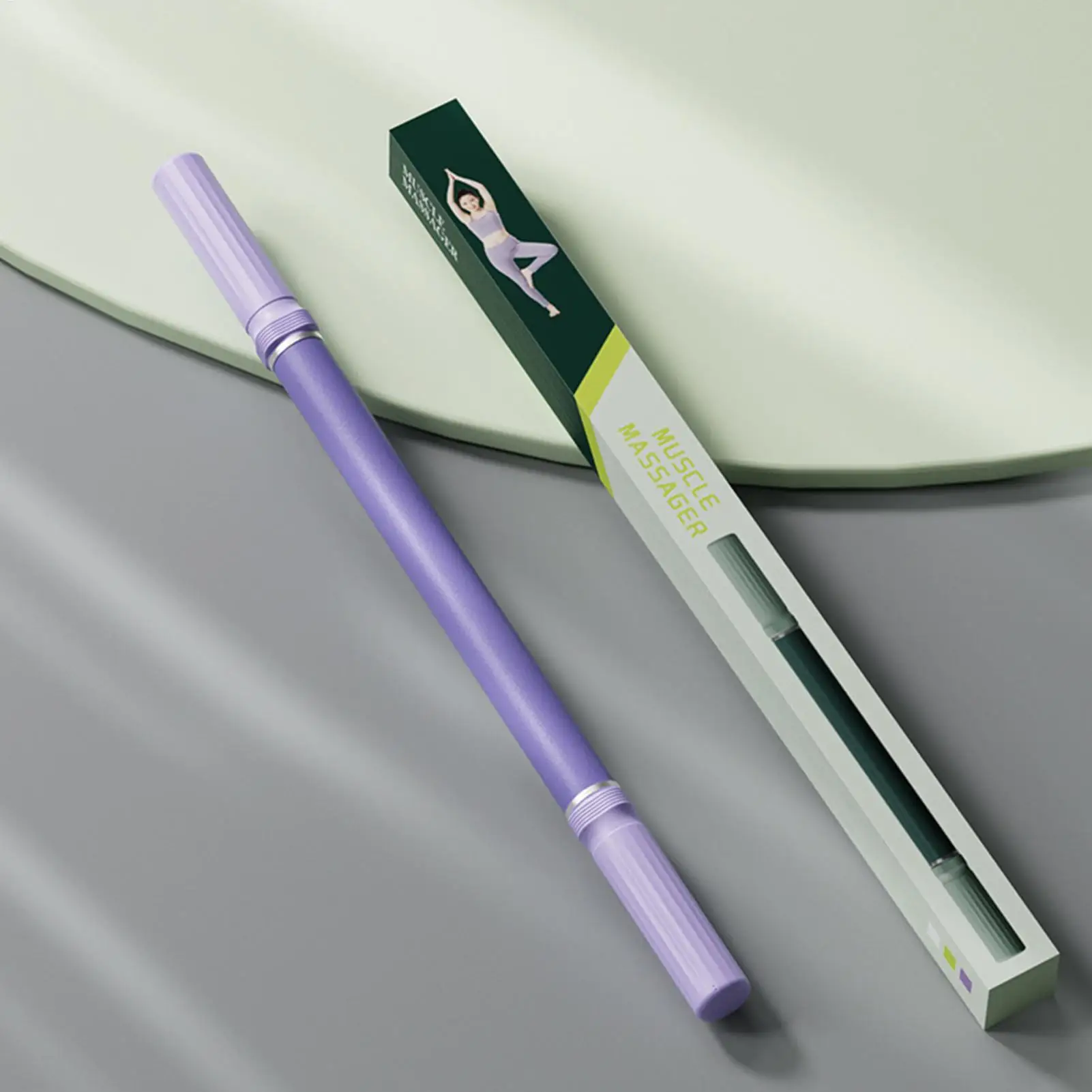 1pcs Yoga Stick for Stretching Relaxation Tool Roller Hunchback Corrector Open Back Standing Training Stick Fitness accessories