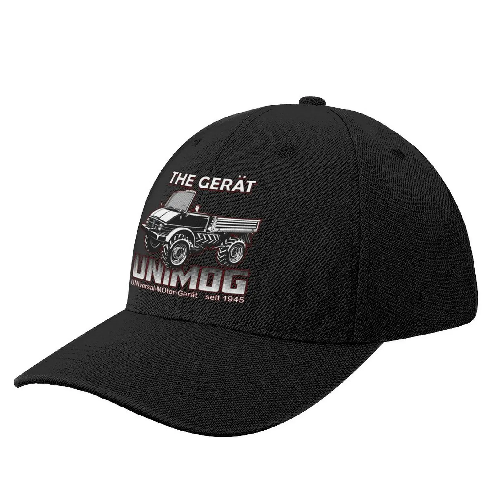 The Great Unimog (Universal-Motor-Ger?T) - On Black Baseball Cap Icon Golf Hat Man Foam Party Hats Uomo Cap Women'S