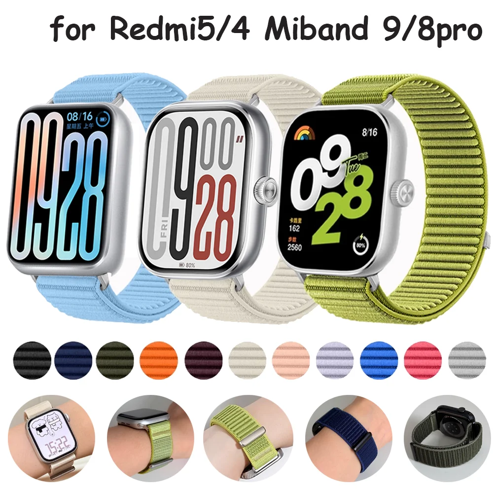 Breathable Nylon Loop Sport Band Replacement Bracelet Strap