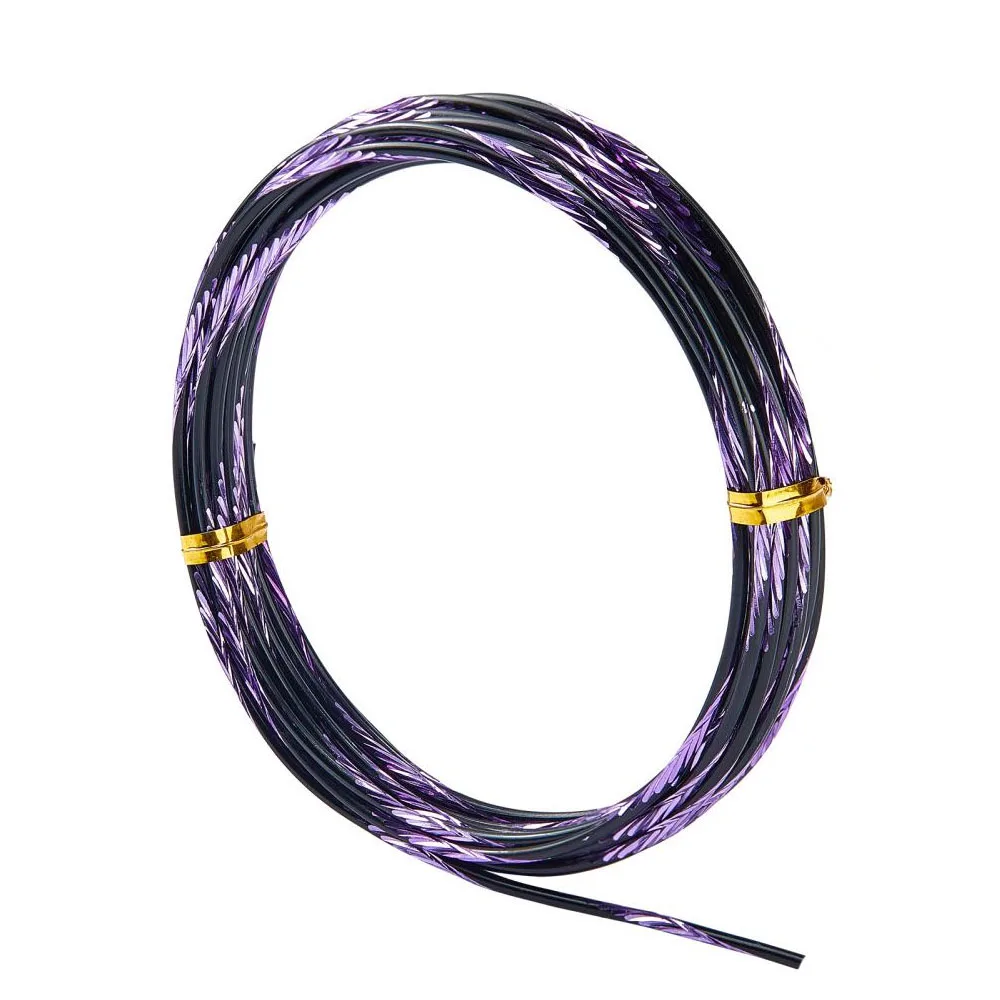 

2 Rolls Gradient Color Jewelry Craft Aluminum Wire(12 Gauge 16.4feet) Bendable Metal Wire for Jewelry Beading Craft Project