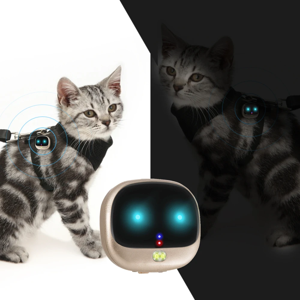 GPS Pet Tracker with Real-Time 2-Way Voice & Tracking Route History & Geofence Alerts for Dogs/Cats