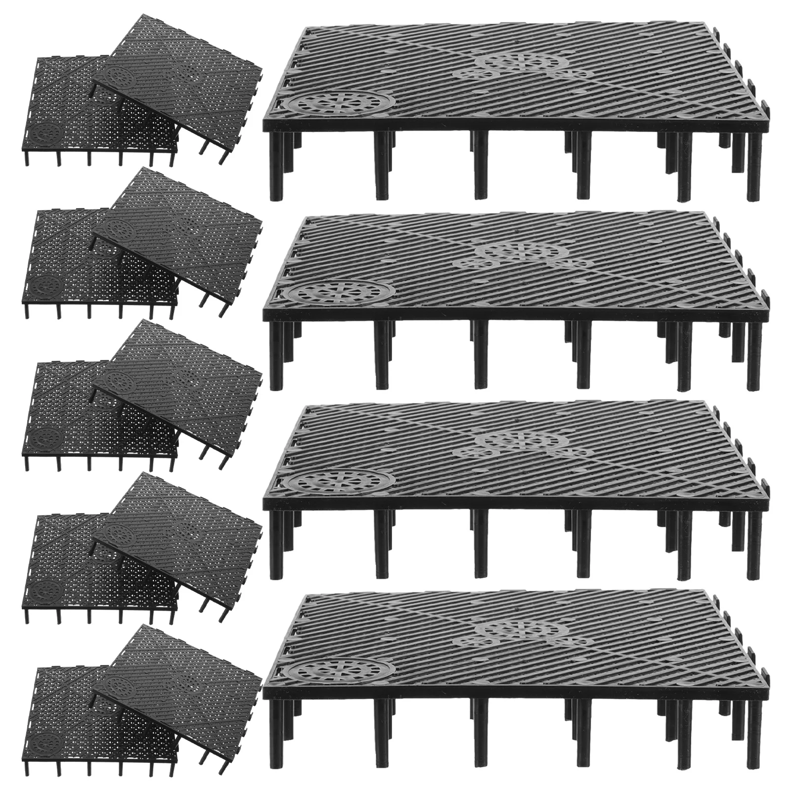 

Aquarium Bottom Grid: Plate Tank Bottom Filter Aquarium Undergravel Filter Board Divider Tank Bottom- Black