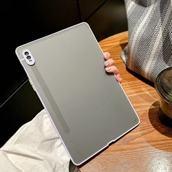 Premium Shockproof Tablet Sleeve: Matte Soft Silicone Bumper Hard Cover for Tab S9Plus (PURPLE)