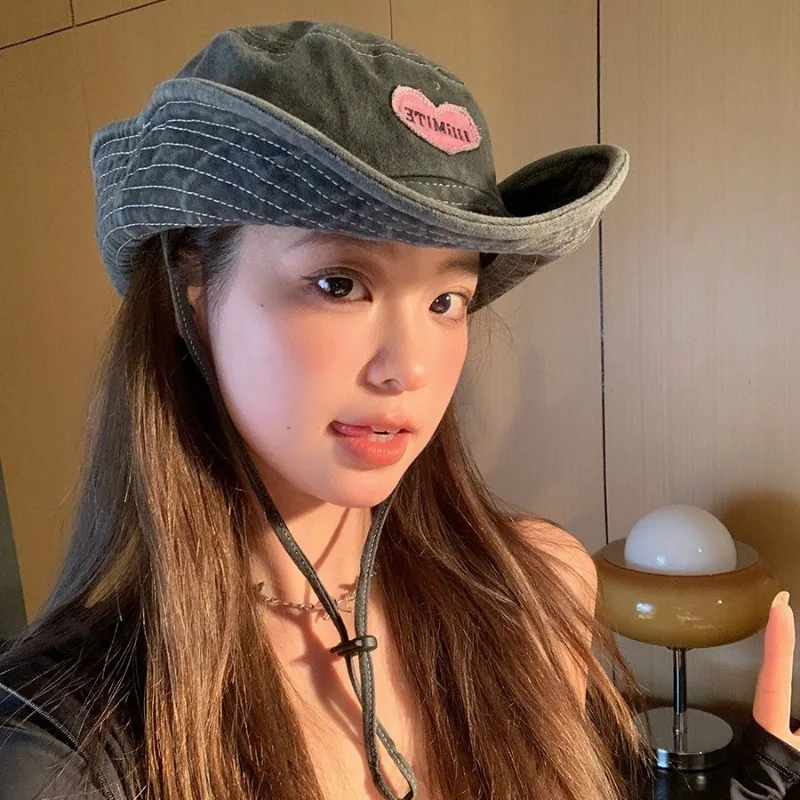 遊日庵　NYLON 8P CAP (LIMONTA) Japanese Denim Washed Cotton Love Alpine Hat Women's Spring and