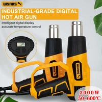 WYNNS 2000W Heat Gun Professional Hot Air Gun Adjustable Temperature 50-600 for DIY Stripping Paint Shrinking PVC Tool and Home 1