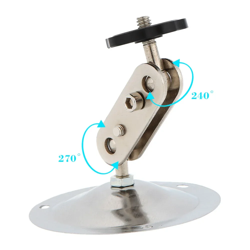 Wall Mount Bracket Installation Monitor Holder Security Rotary CCTV Surveillance Camera Stand 1 Pcs