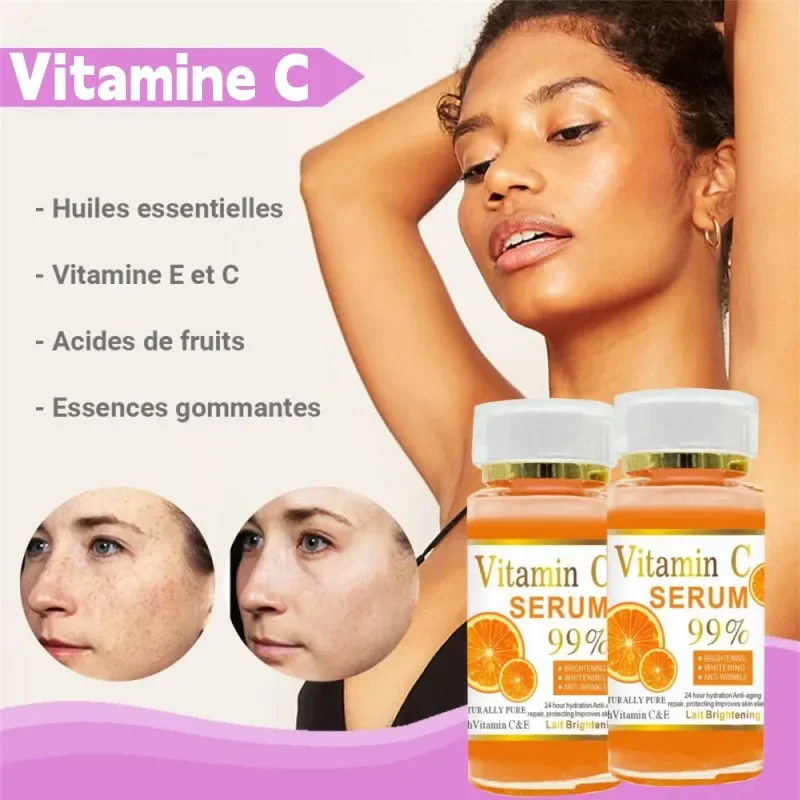 

Vitamin C Face Essence Anti-aging Reduce Age Spots, Facial Dark Spots, Sunburn, Skin Brightening Contains Hyaluronic Acid