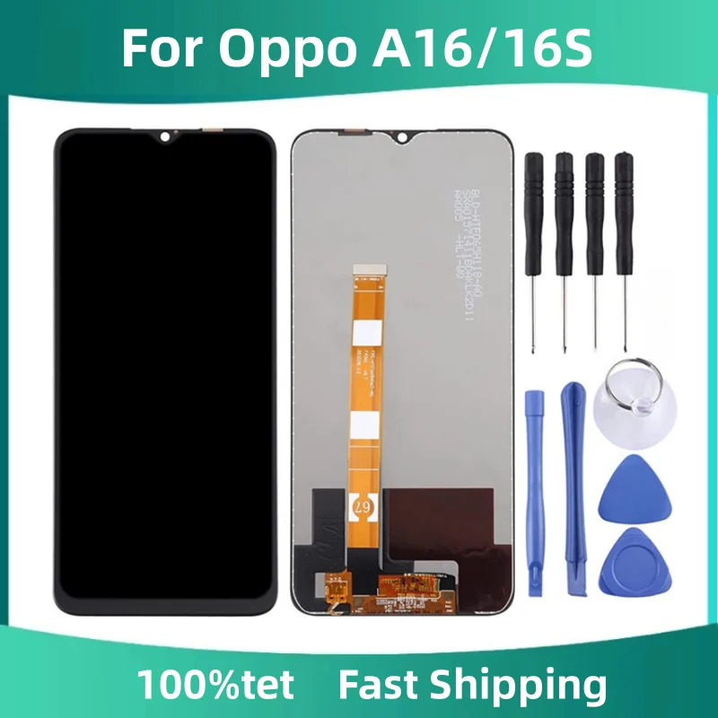 6.52 "Originale Per Oppo A16 Display Lcd Touch Screen Digitizer Assembly Per Oppo A16S Screen Display Cph2669 Cph2271 Parti Di Riparazione