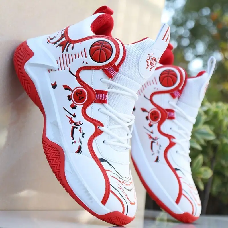 Basketball Shoes Men High Top Breathable Sneakers Men Outdoor Non