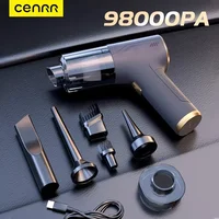 CENRR 98000PA Mini Car Vacuum Cleaner Cordless Powerful Wireless Car Cleaner HandHeld Portable Vacuum Cleaner Air Gun 1