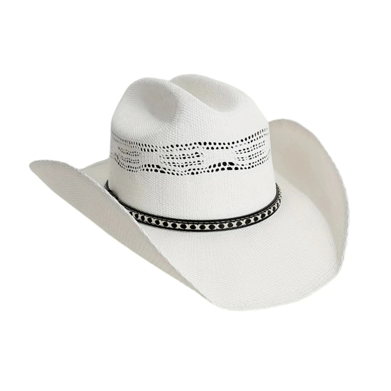 652F Stylish Panama Hat Men and Women Hat Casual Outdoor Wear Trendy Accessory for Beach and Party Wear
