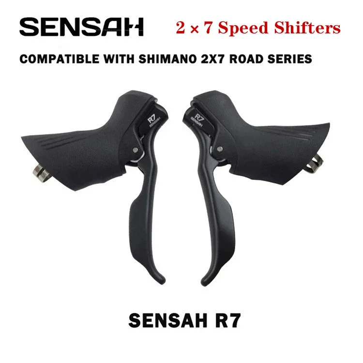 SENSAH Road Bike Shifters 2x7 2x8 2x9 2x10 Speed Brake Lever 16/18/20 Speed Bicy