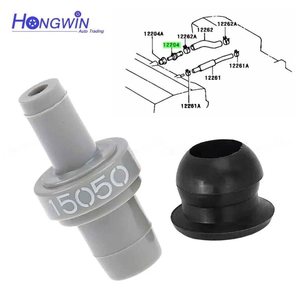 PCV Valve Fits Suzuki Vitara Mazda MX-6 Aisan Honda CR-X 1811858B00 18118-58B00 1100-75A90 11810-75T00 18118-77E00 17130P07G01 exhaust control valve