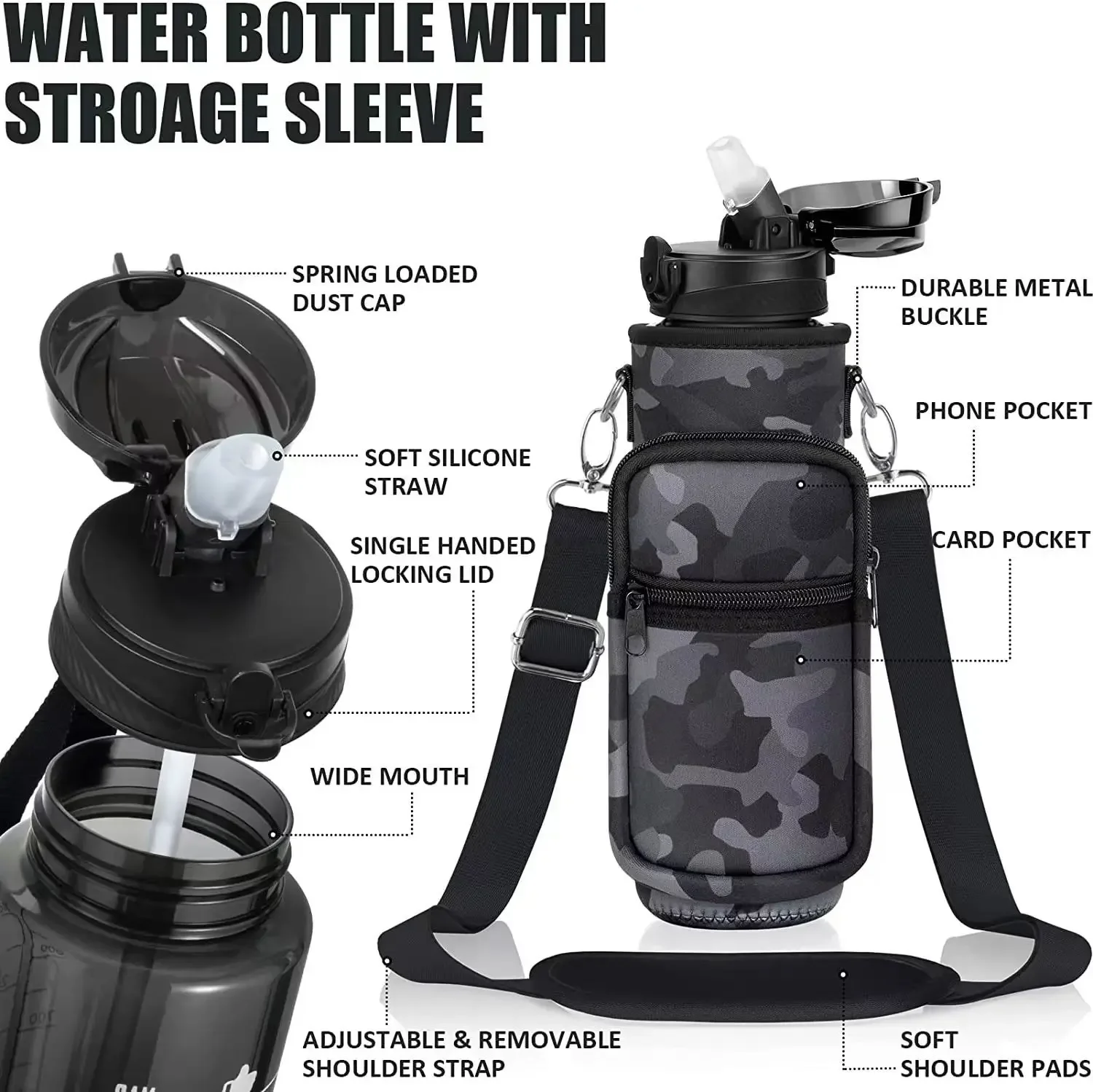 Outdoor sports Water Bottle carrier bag
