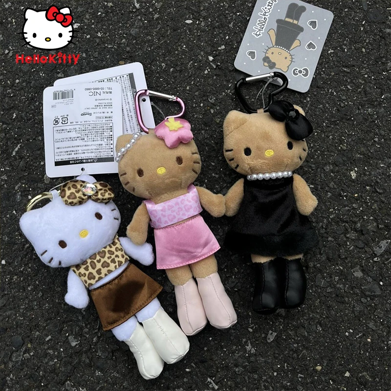 かわいいサンリオ足長ハローキティヒョウ柄かわいいキーホルダー