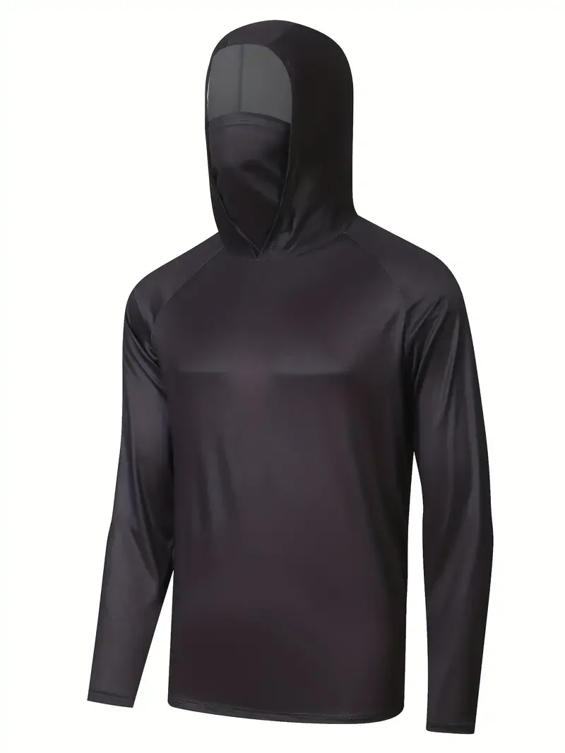 Fishing shirts men sun protection long sleeve summer anti-UV M-3XL