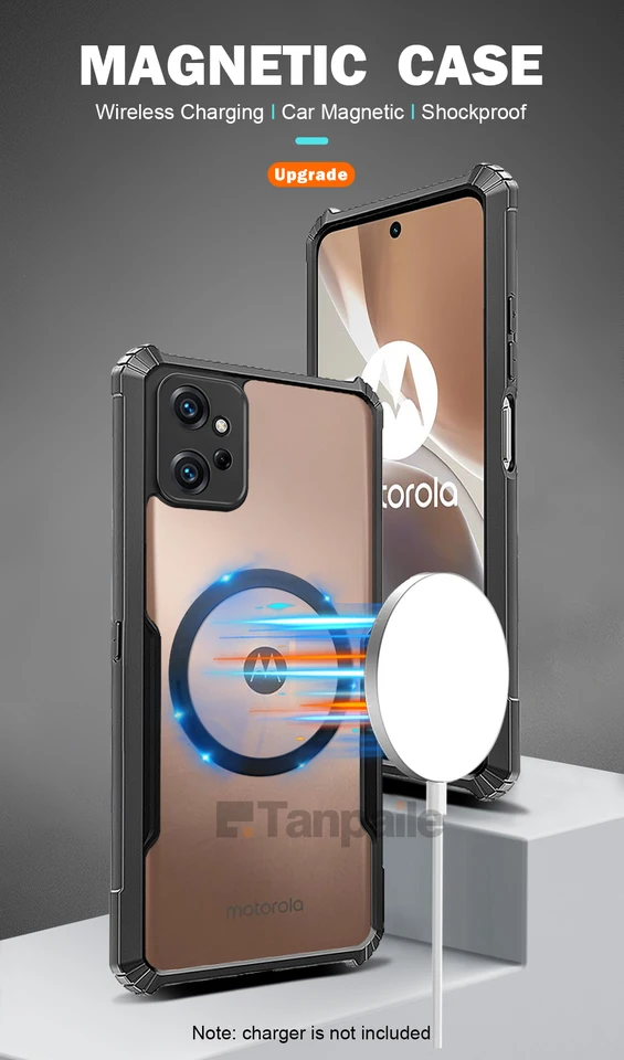 Custodia Magnetica Per Moto G32 84 54 Edge 40 Neo 30 Fusion G51 G13 G23 G14 G42 G73 20 22S G13 E13 Antiurto Magsafe Copertura Del Telefono - Foto 11