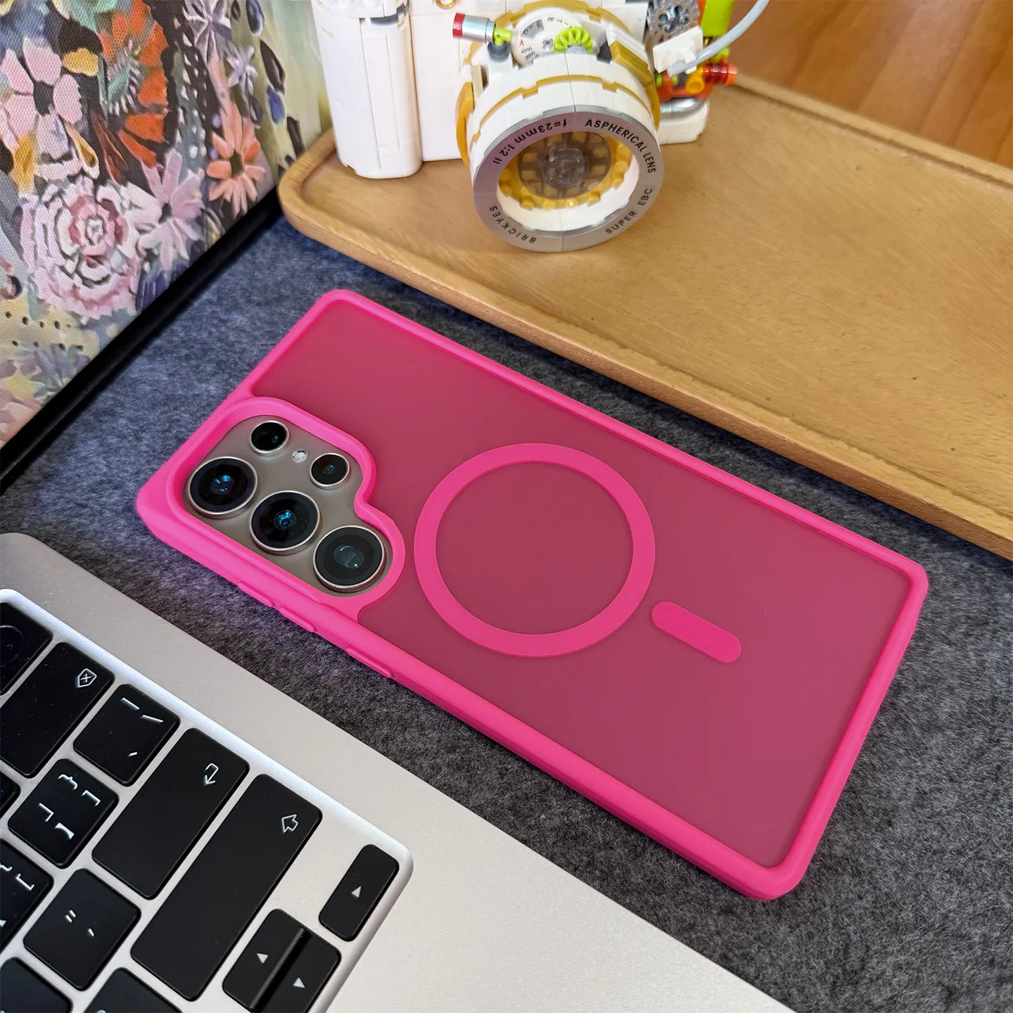 Magnetic Matte Clear Slim Shockproof Phone Case