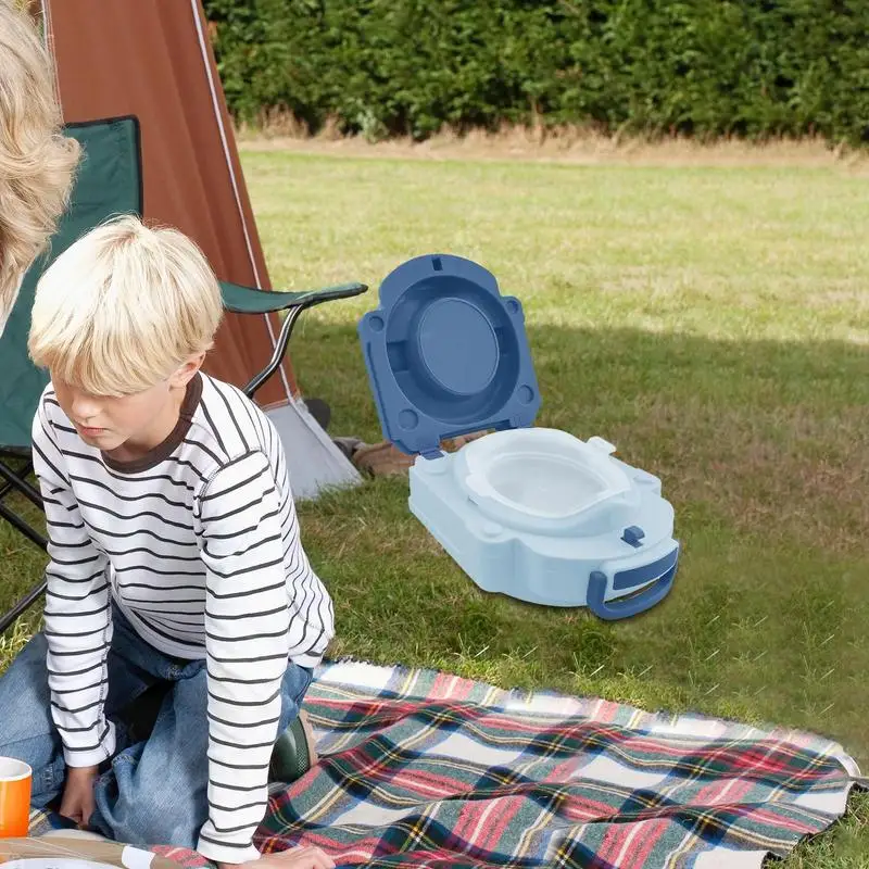 Child Potty Urinal Carry Kids Potty Toddler Toilet Seat Portable Potty Training Seat Travel Outdoor Toilet For Camping Car 5