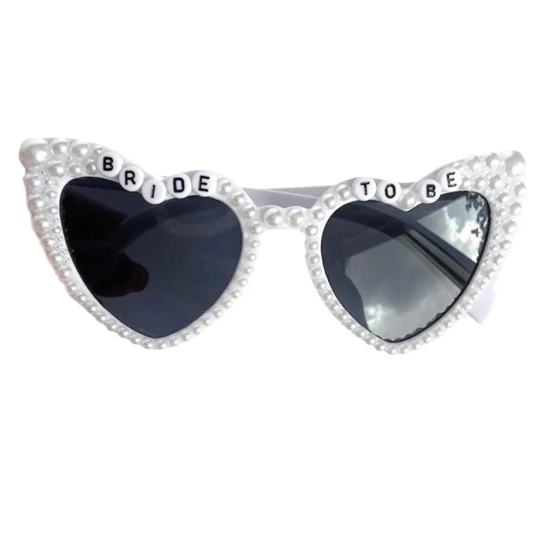 

Heart-shape Sunglasses Bride To Be Gift Bachelorette Party Engagement Decors Bridesmaids Group Bachelorette Party
