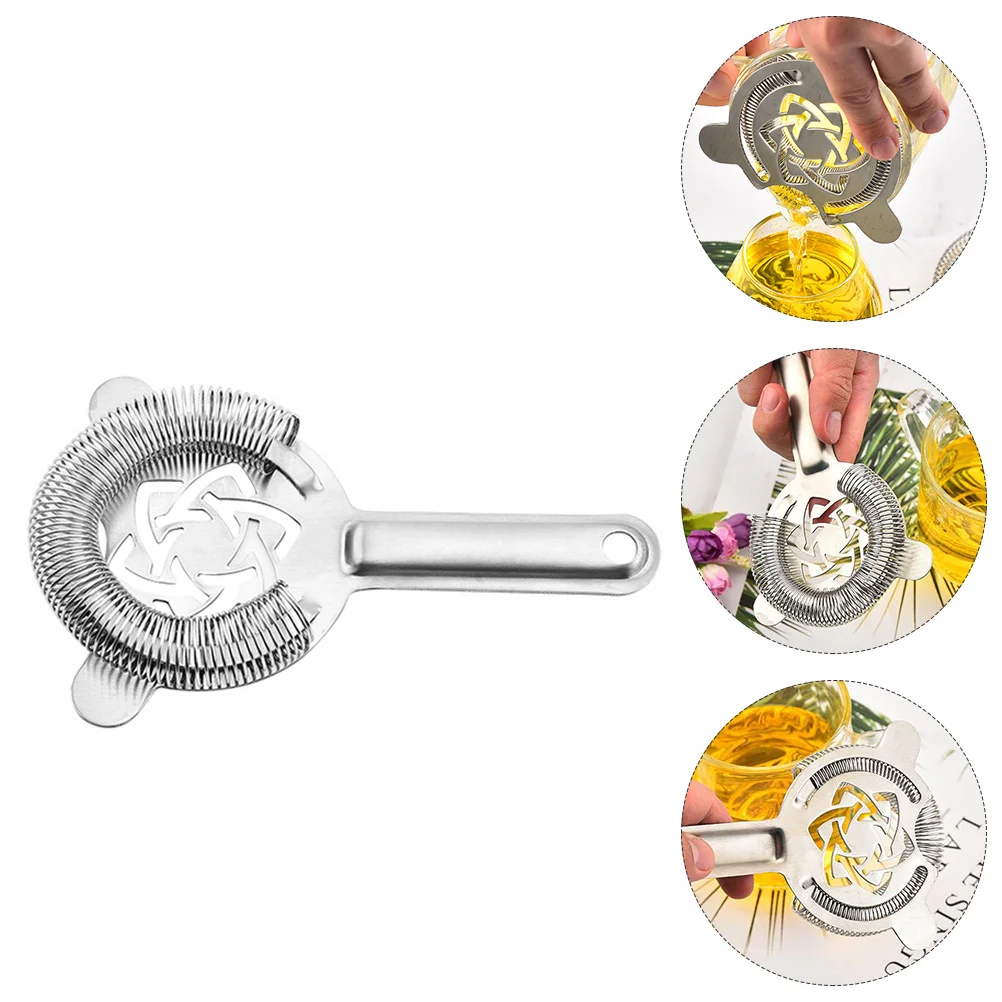 

Stainless Steel Cocktail Strainer Ice Filter Shaker Ice Wire Mixed Drink Colander Professional Bartender Bar Tools