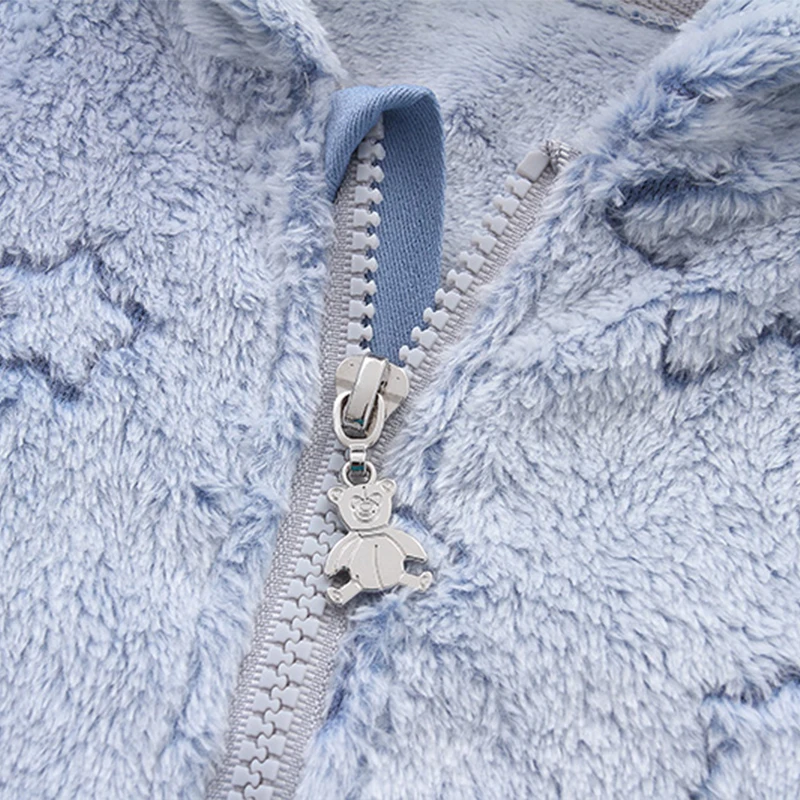 Flannel Winter Baby Romper 5