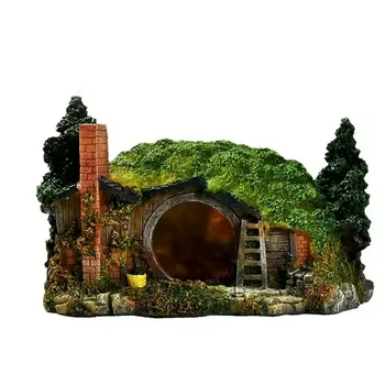 Fish Tank Decoration Aquarium Rockery Escape Hole Landscaping Creative Garden Small Turtle Hole Escape Bulk Christmas Ornament 1