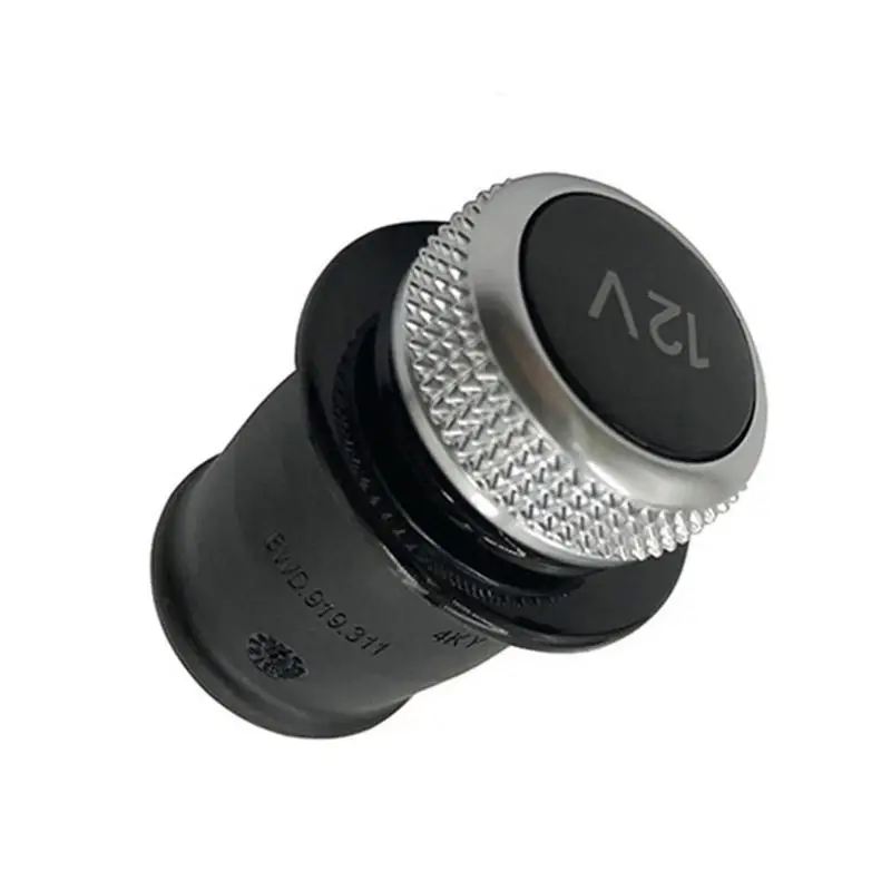 

4H0919311 Car Lighter Cover Decorative Chrome Plated Lighter Plug Cover For A3 A4A7 Q3 RS7 4H Decoration Accessories