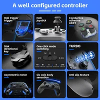 G6 wireless Bluetooth mobile game controller with Hall trigger and Hall joystick supporting switch/pc 6
