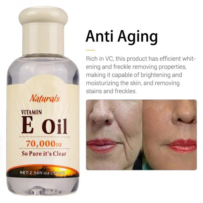 75ml Vitamin E Oil Face Serum HAPPY DESTINY HEALTH