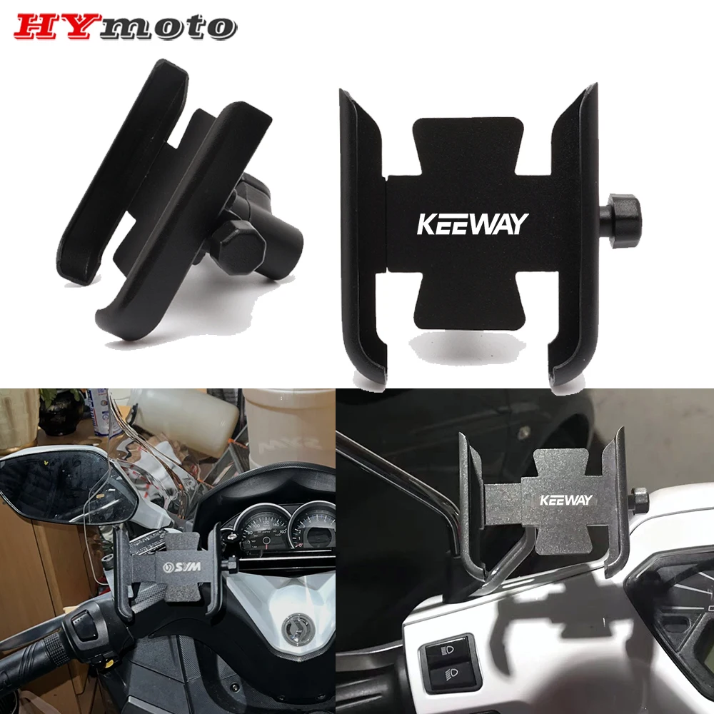 Moto Accessori Cnc Manubrio Supporto Per Cellulare Supporto Gps Staffa Per Keeway Sr125 Tx 125 200 Vieste 300 Rkr Rkv Rkf 12