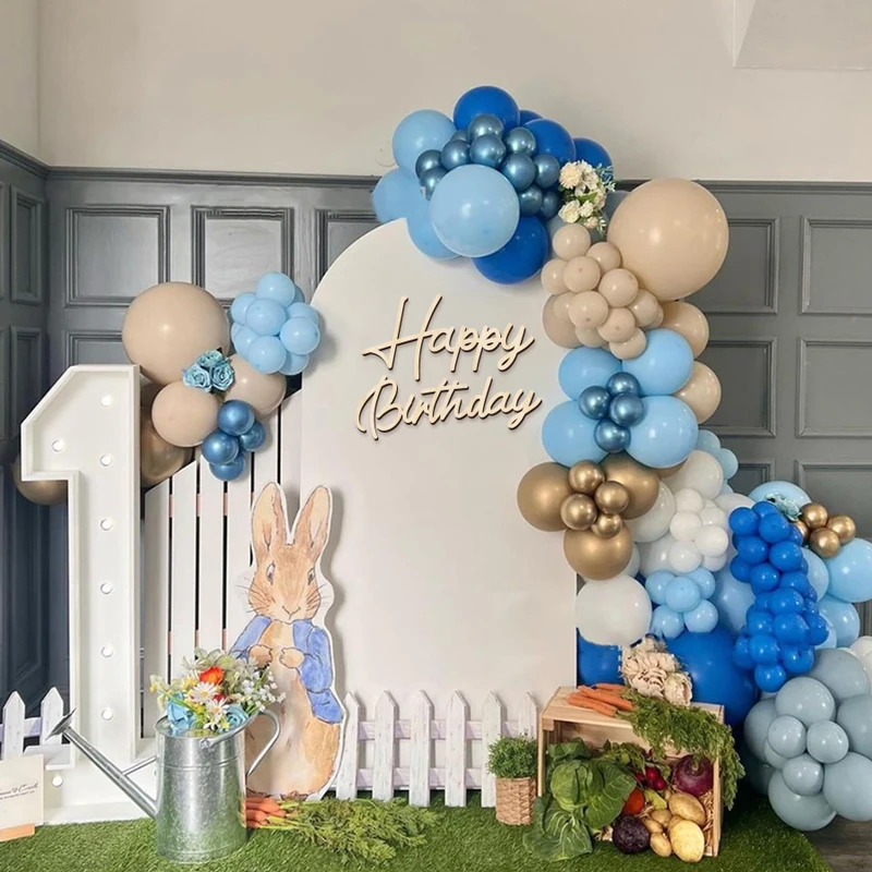 YOMDID Wooden Sign Cutout Wooden Happy Birthday Letters Sign for Wedding Birthday Party DIY Decoration Backdrop Wall Photo Prop