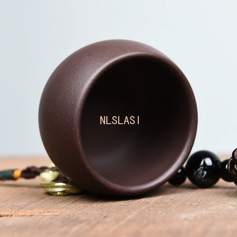 2 pcs/set of Yixing Yixing Yixing purple clay tea cups handmade tea bowls master cups tea set accessories 65ml