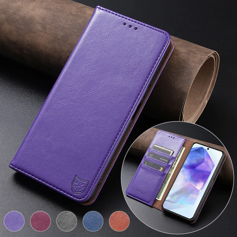 Brieftasche Karte Slot Magnetische Flip Ledertasche Für Samsung Galaxy A05s A12 A13 A14 A15 A24 A25 A32 A33 A34 A35 A51 A52 A53 A54 A55