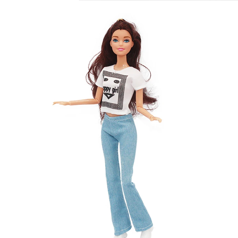 30cm Doll Full Set  with Clothes and Shoes Famale Doll with Clothes Suit Accessories Girls Play House Dress Up Toy 2
